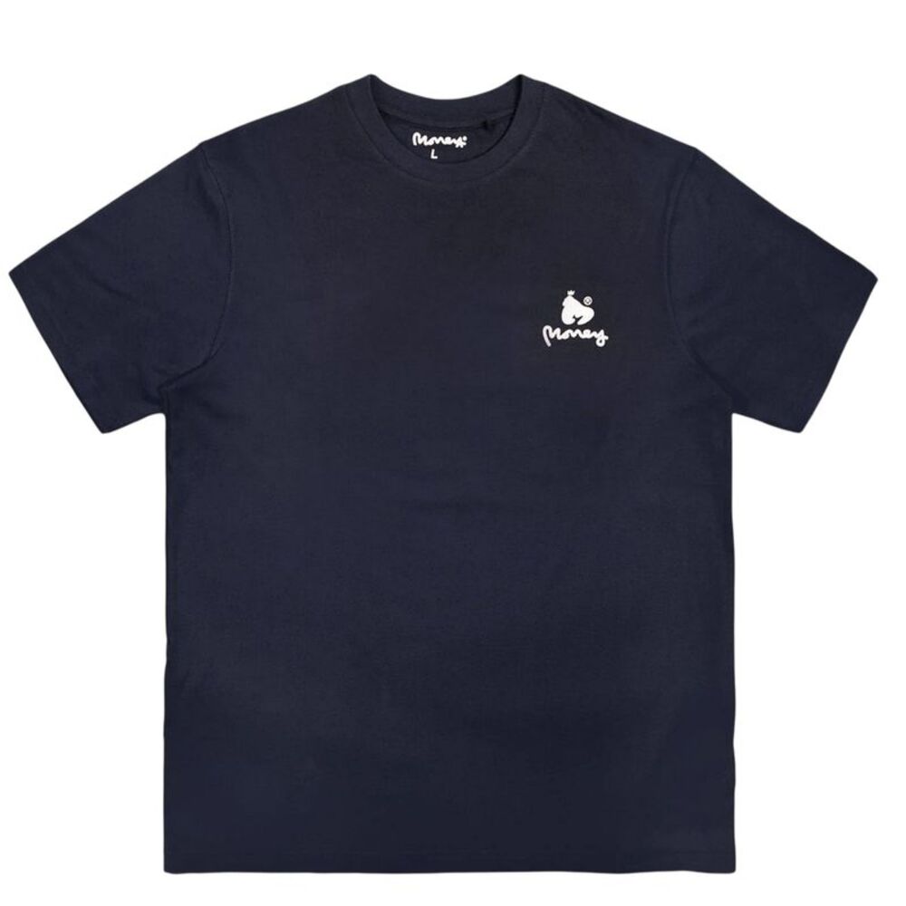 Money Mens Ape Graphic Print Cotton Regular T-Shirt / Navy